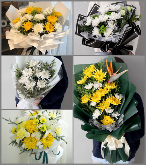 安徽阜阳市阜南县王家坝镇白事花束代送